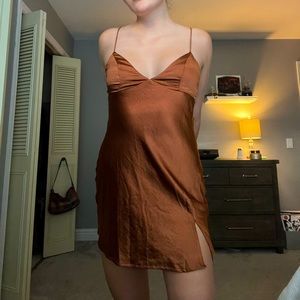 Brand new Hello Molly burnt satin dress!